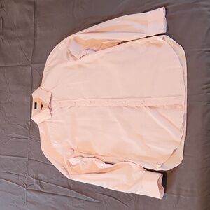Men's J Crew Ludlow Slim Cotton Dress Shirt, Pink Pinstripe, Size M